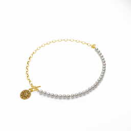 Naszyjnik Pearls & Chain
