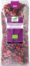 Bio Planet Żurawina suszona słodzona cukrem trzcinowym 1