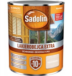 Sadolin Extra Lakierobejca Biały Kremowy 5L