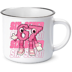 Six seven 67 - Italian Brainrot - różowa