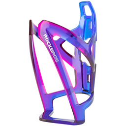 Uchwyt rowerowy na bidon butelkę niebiesko fioletowy