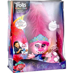DreamWorks Trolls World Tour Poppy taniec włosów, interaktywna,