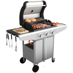 KOLER Grill ogrodowy gazowy Relish v1 Compact Srebrny