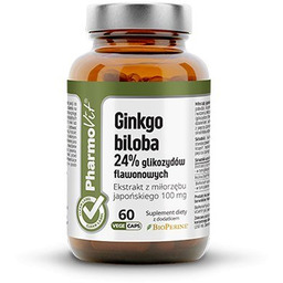 Ginkgo biloba 24% glikozydów flawonowych, Miłorząb japoński ekstrakt