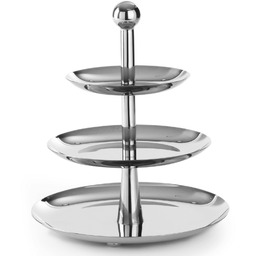 Patera piętrowa do ciastek pralinek 3 stopniowa składana