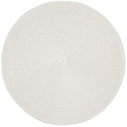 Altom Podkładka Straw biały, śr. 38 cm, zestaw