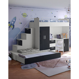 Meblościanka Raj 5 Kaszmir Połysk - pokój dziecięcy,