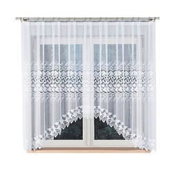 Markizeta Firana żakardowa gotowa 310x160 biała Serafina