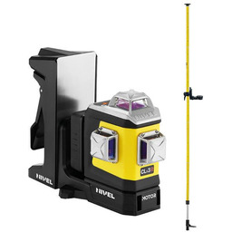 Nivel System Laser krzyżowy CLx3R MOTOR + tyczka
