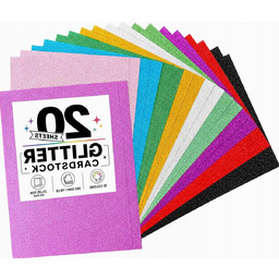 KARTON 20 SZTUK A4 BROKATOWY 250G/M2 BŁYSZCZĄCY PAPIER