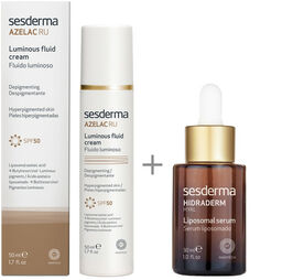 SesDerma Azelac RU Luminous Fluid Cream + Hidraderm