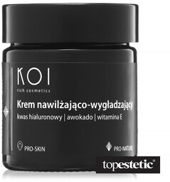 Koi Krem Nawilżająco-Wygładzający Kwas hialuronowy, awokado, witamina E