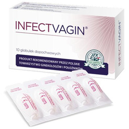 Infectvagin, 10 globulek dopochwowych -> Odbiór w Żabce!