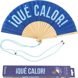 Fisura - Oryginalny Wachlarz z Wiadomością qué calor