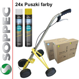 SOPPEC ZESTAW: 24x Farba do malowania linii SOPPEC