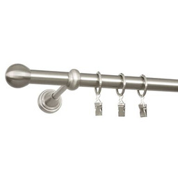 Karnisz pojedynczy 19 mm Ballo 200 cm srebrny