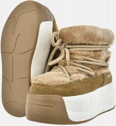 ŚNIEGOWCE DAMSKIE NA PLATFORMIE WYSOKIE BUTY ZIMOWE BIG