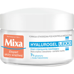 Mixa, Krem intensywnie nawilżający do skóry wrażliwej, 50