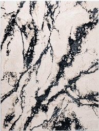 Dywan nowoczesny Stone marmur czarny