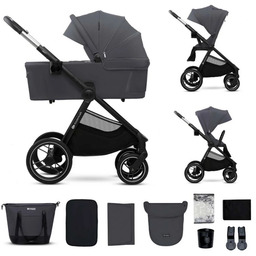 Kinderkraft Nea 2 Wózek głęboko-spacerowy Deep grey