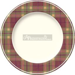 PORCELANOWY TALERZ OBIADOWY - Katie Alice Highland Fling