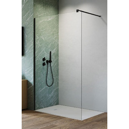 Radaway Nes Black kabina Walk-in 90x200cm czarny mat/szkło