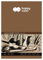 Blok szkicowy ECO A5 40k 80g Happy Color