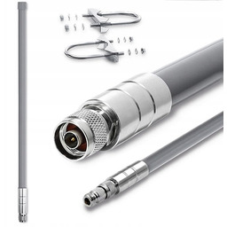 Antena LoRa Qoltec 12dBi dookólna zewnętrzna włókno szklane