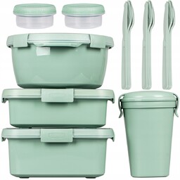 Zestaw Curver Pojemniki Na Żywność Lunch Box Eko