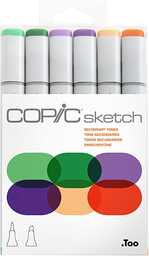 COPIC Sketch Marker Set "Secondary Tones" z 6