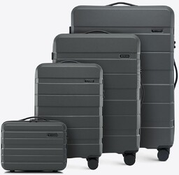 Komplet walizek z ABS - u w poziome