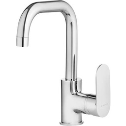 Bateria umywalkowa Alpinia chrom z prostą wylewką