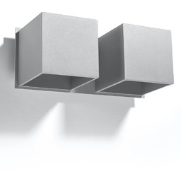 Sollux Lighting Kinkiet QUAD 2 SL.0658 szary