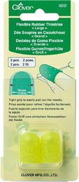 Clover 6032 Elastyczna guma duża naparstek, żółty 2