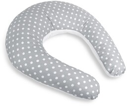 Bellatex Poduszka do karmienia piersią Polka dotsszara, 180