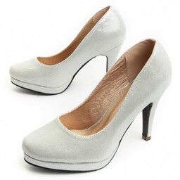 Buty na obcasie Montevita Unne5 Silver