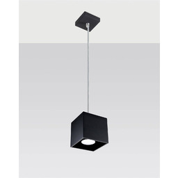 Sollux Lighting Lampa wisząca QUAD 1 SL.0060 czarna