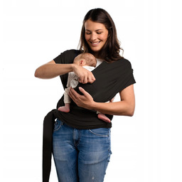 Chusta Do Noszenia Dziecka Boba Wrap Organic Czarny