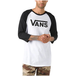 kouszulka VANS - Vans Classic Ragl White/Black (YB2)