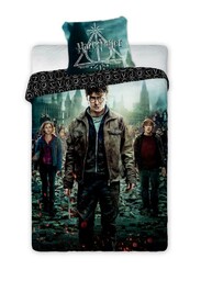 Faro Pościel bawełniana 140x200 Harry Potter 003 czarna