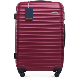 Średnia walizka z ABS - u i identyfikator