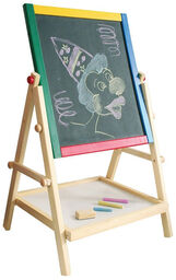 2Kids Toys Tablica drewniana dwustronna kreda i marker
