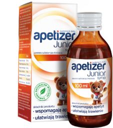 Apetizer Junior, syrop dla dzieci powyżej 3 roku,