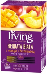 Herbata biała Irving Mango z brzoskwinią 20x1,5g