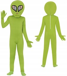 Strój Ufoludek Obcy Ufo Ufoludka Kosmita Kosmity Przybysz