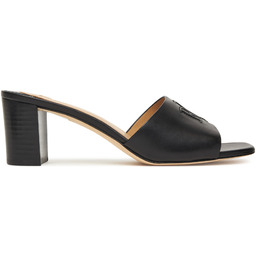 Klapki LAUREN RALPH LAUREN Everley Block-Heel 802974364001 Czarny