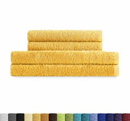 Eiffel Textile Zestaw 2 Lavabo 2 Ducha złoty