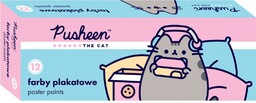 Farby plakatowe 12 kolorów 20 ml Pusheen Majewski
