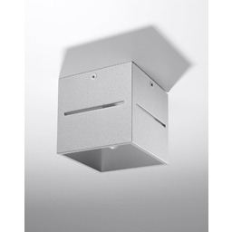 Sollux Lighting Lampa sufitowa LOBO SL.0208 szara