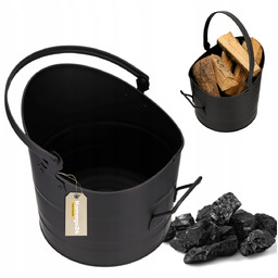 Węglarka Kosz Na Popiół Węgiel Drewno 25 CM